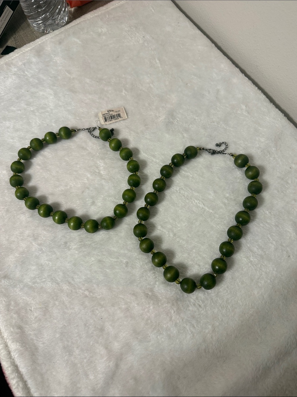 Green Beaded Necklace set - Women Jewelry